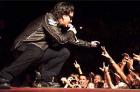 U2's lead singer, Bono, sings 