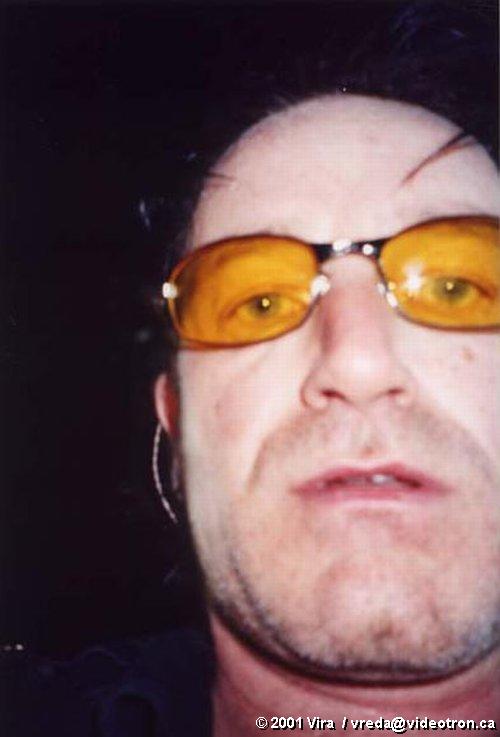 photo by Vira (vreda@videotron.ca)<br />This picture was taken by Bono himself when he came up to me during 'The Fly' and took my camera!