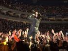 SHARON CANTILLON/Buffalo News Bono interacts with an enthusiastic crowd at Thursday's concert.