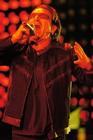 U2's Bono performs during the band's concert in Toronto, Monday, Sept. 12, 2005. (AP PHOTO/CP, Aaron Harris)