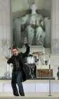 Bono of U2 performs 'In the Name of Love' during the 'We Are One' Opening Inaugural Celebration at the Lincoln Memorial in Washington January 18, 2009. REUTERS/Jason Reed (UNITED STATES)