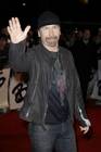 Musician The Edge from British band U2 arrives at the Brit Awards 2009 at Earls Court exhibition centre in London, England, Wednesday, Feb. 18, 2009. (AP Photo/Joel Ryan)
