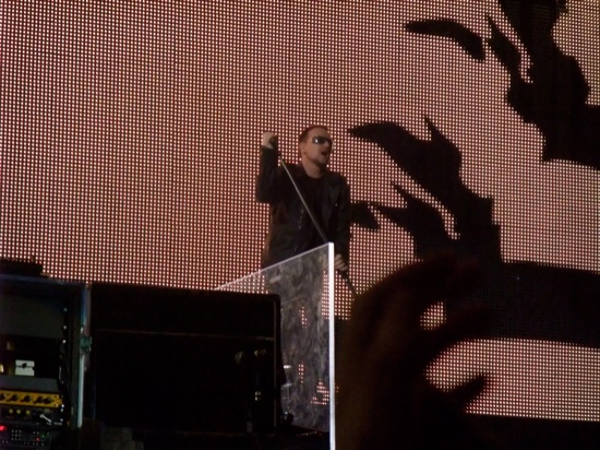 U2 performing @ ECHO 2009 in Berlin / Photo by Matthias Muehlbradt
